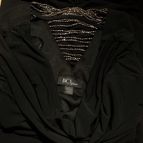 Bcx Ruched Bodycon Beaded Dress - Picture 7 of 7